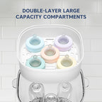 2-in-1 Baby Bottle Steam Sterilizer – Compact & Travel-Friendly