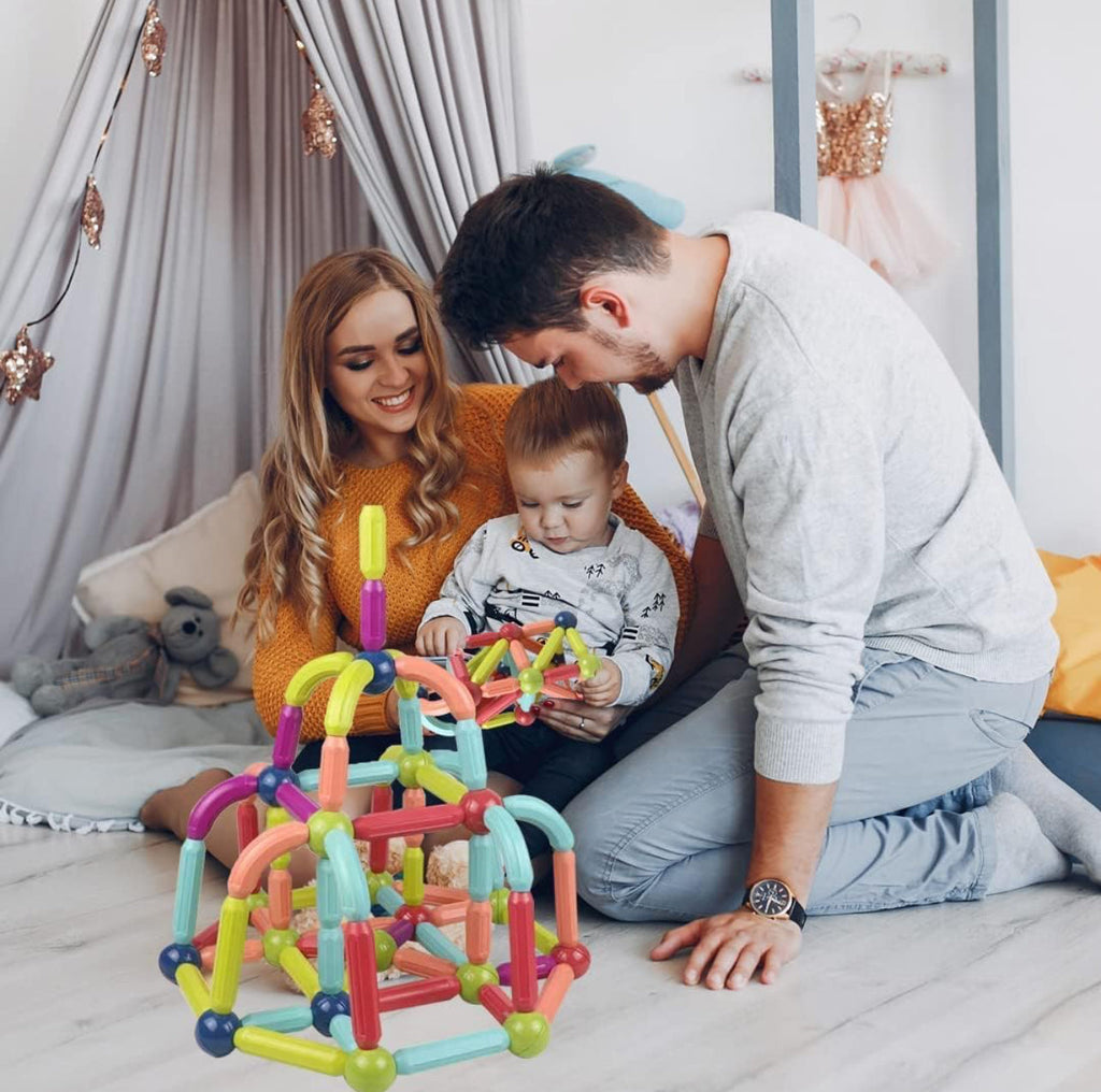 100pcs Magnetic Sticks and Balls Set - STEM - Educational