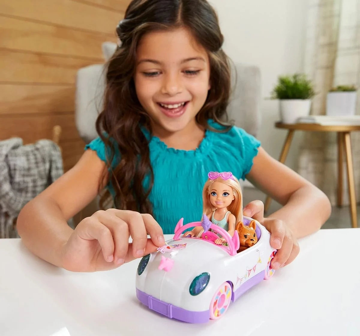 Barbie Chelsea Doll & Car Playset, 3Y+, Multicolour - Barbie