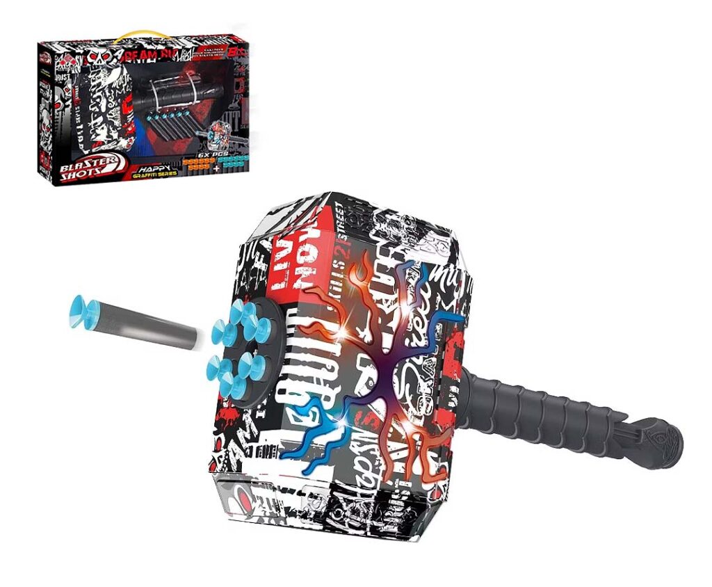 Thor Hammer Dart Blasting Gun with Light