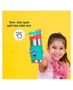 Rabitat Clean Lock Insulated Stainless Steel Sipper Water Bottle Sizzle - 410 ml