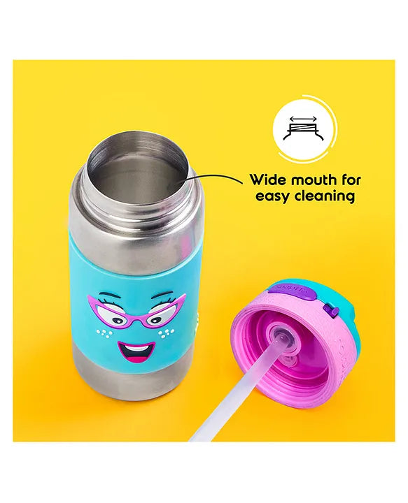 Rabitat Clean Lock Insulated Stainless Steel Sipper Water Bottle Sizzle - 410 ml