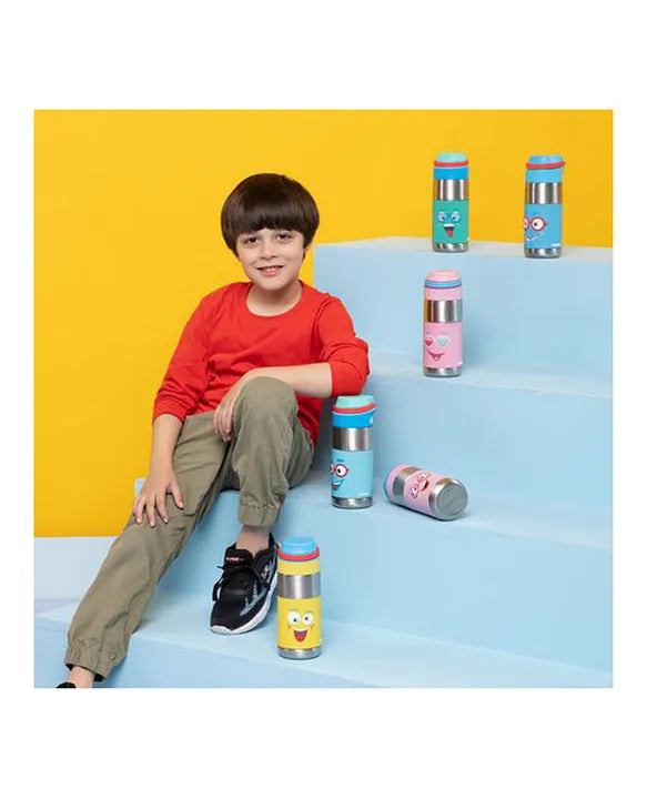 Rabitat Clean Lock Insulated Stainless Steel Sipper Water Bottle Sizzle - 410 ml