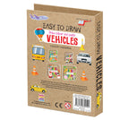 Hellofriend Books Vehicle Craft Kit Easy to Draw Hard Cover Multicolor 4Y+ Coloring kit