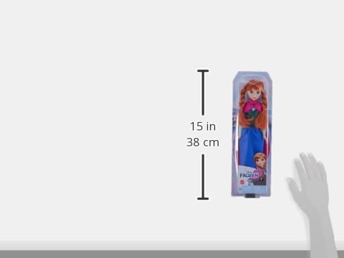 Disney Frozen Mattel Toys, Anna Fashion Doll with Signature Clothing and Accessories Inspired, Gifts for Kids