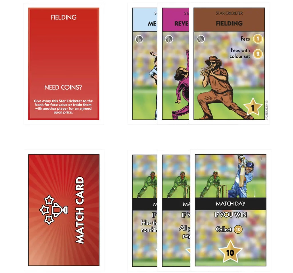 Monopoly Cricket Board Game 2 to 6 Players For Families, 8Y+