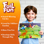 Foil Fun: World Of Dinosaurs | No Mess Art Kit (ages 4-9)