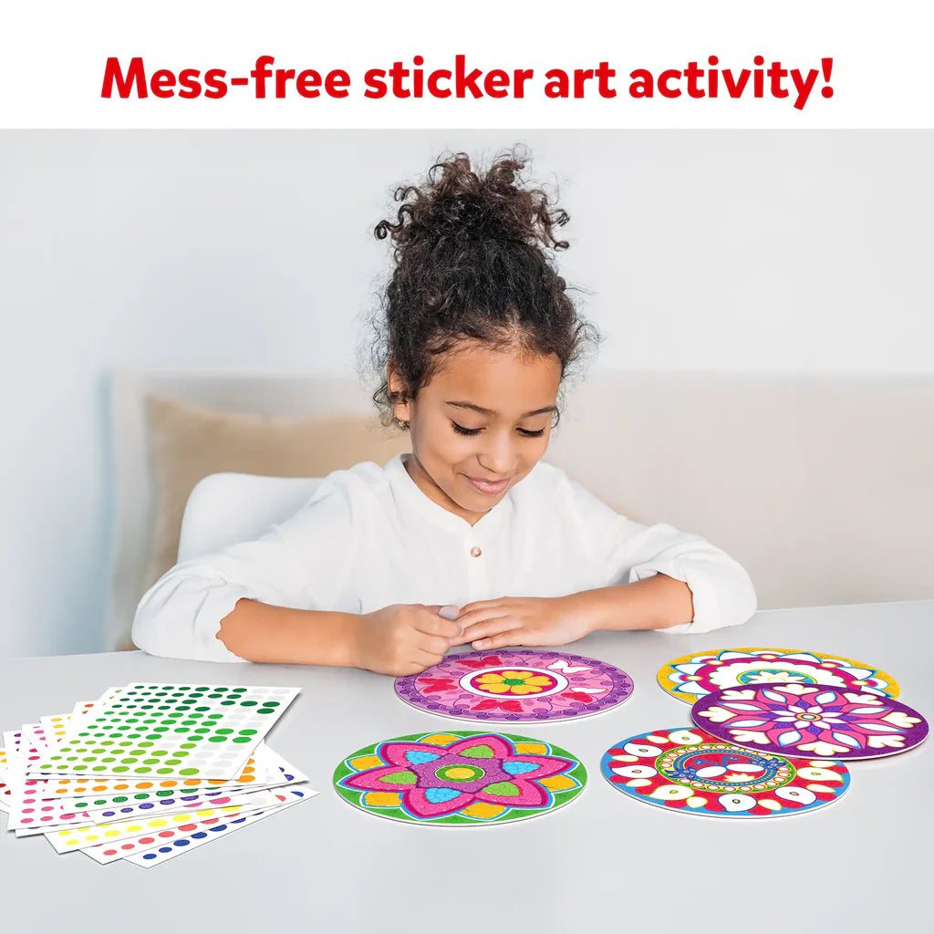 Dot it! - Mandala Art | No Mess Sticker Art (ages 3-7)