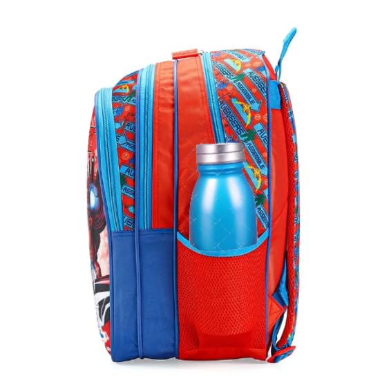 STRIDERS Avengers Superhero School Bag for Kids – Durable, Lightweight Backpack with Padded Comfortable Straps & Spacious Compartments – Perfect for School & Play