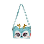 Little Winkling Elf Deer Purse | Interactive Sling Bag for Girls with Blinking Eyes &amp; Music, Kids' Crossbody Bag (Colour - Teal)