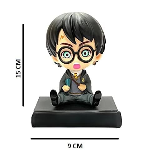 Harry Potter Limited Edition Bobblehead with Mobile Holder for Car Dashboard, Office Desk &amp; Study Table, Rubber