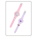 SPIKY Analog Watch for Kids | 3D Cartoon | 7 Multicolor LED Luminous Lights with Silicone Strap | Unisex Best Birthday Gift | Analogue Wrist Watches for Boys & Girls | Age 3-10 yrs