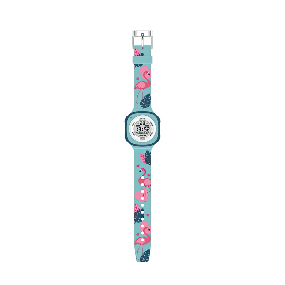 SPIKY Digital Sports Watch for Kids | Multifunctional, Luminous Display, Alarm | Water Resistant & Printed Silicone Strap | Best Birthday Gift Wrist Watches for Girls & Boys | Age 2-14 yrs