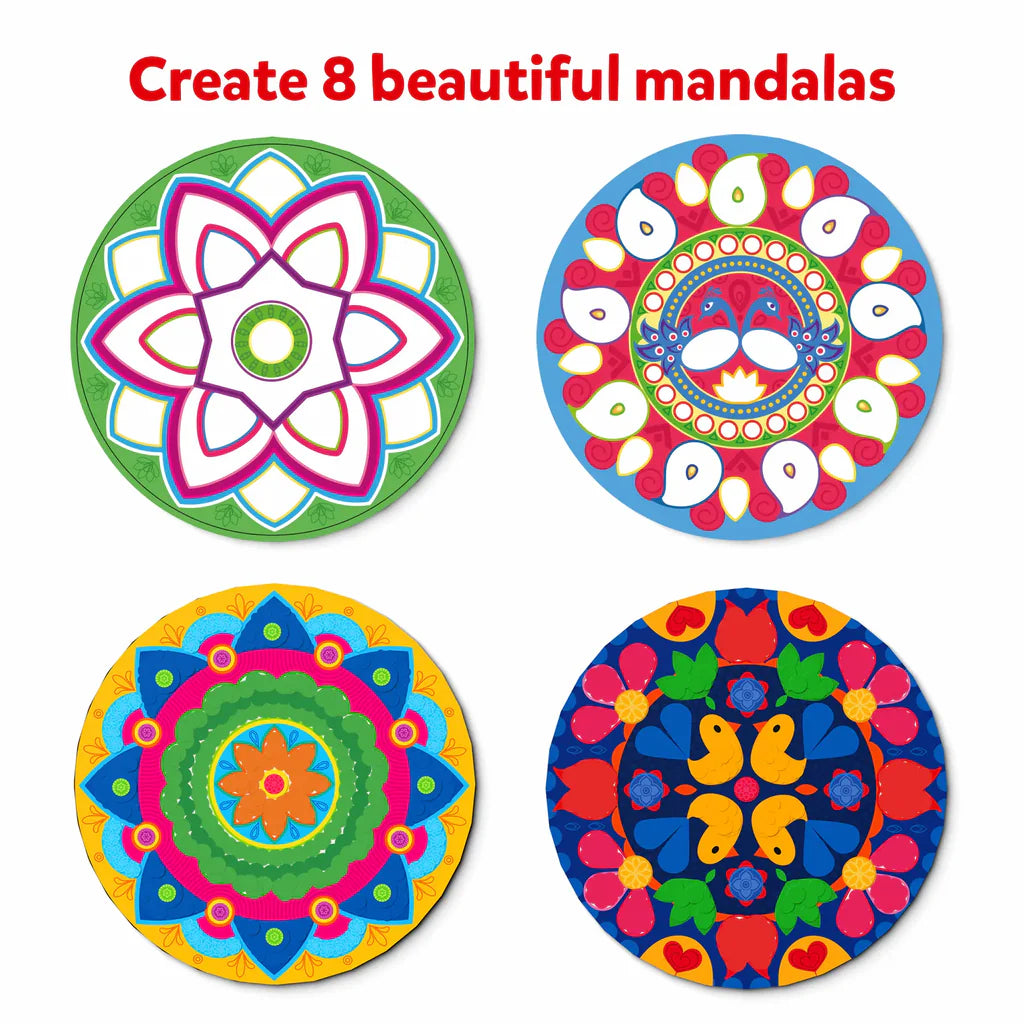 Dot it! - Mandala Art | No Mess Sticker Art (ages 3-7)