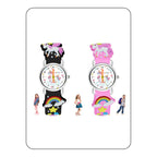 SPIKY Analog Watch for Kids | Unicorn Designer Printed Strap | Water Resistant | Stylish Unisex Best Birthday Gift | Analogue Wrist Watches for Girls & Boys | Age 2-14 yrs
