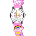 SPIKY Analog Watch for Kids | Unicorn Designer Printed Strap | Water Resistant | Stylish Unisex Best Birthday Gift | Analogue Wrist Watches for Girls & Boys | Age 2-14 yrs