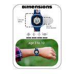 SPIKY Digital Sports Watch for Kids | Multifunctional, Luminous Display, Alarm | Water Resistant & Printed Silicone Strap | Best Birthday Gift Wrist Watches for Girls & Boys | Age 2-14 yrs