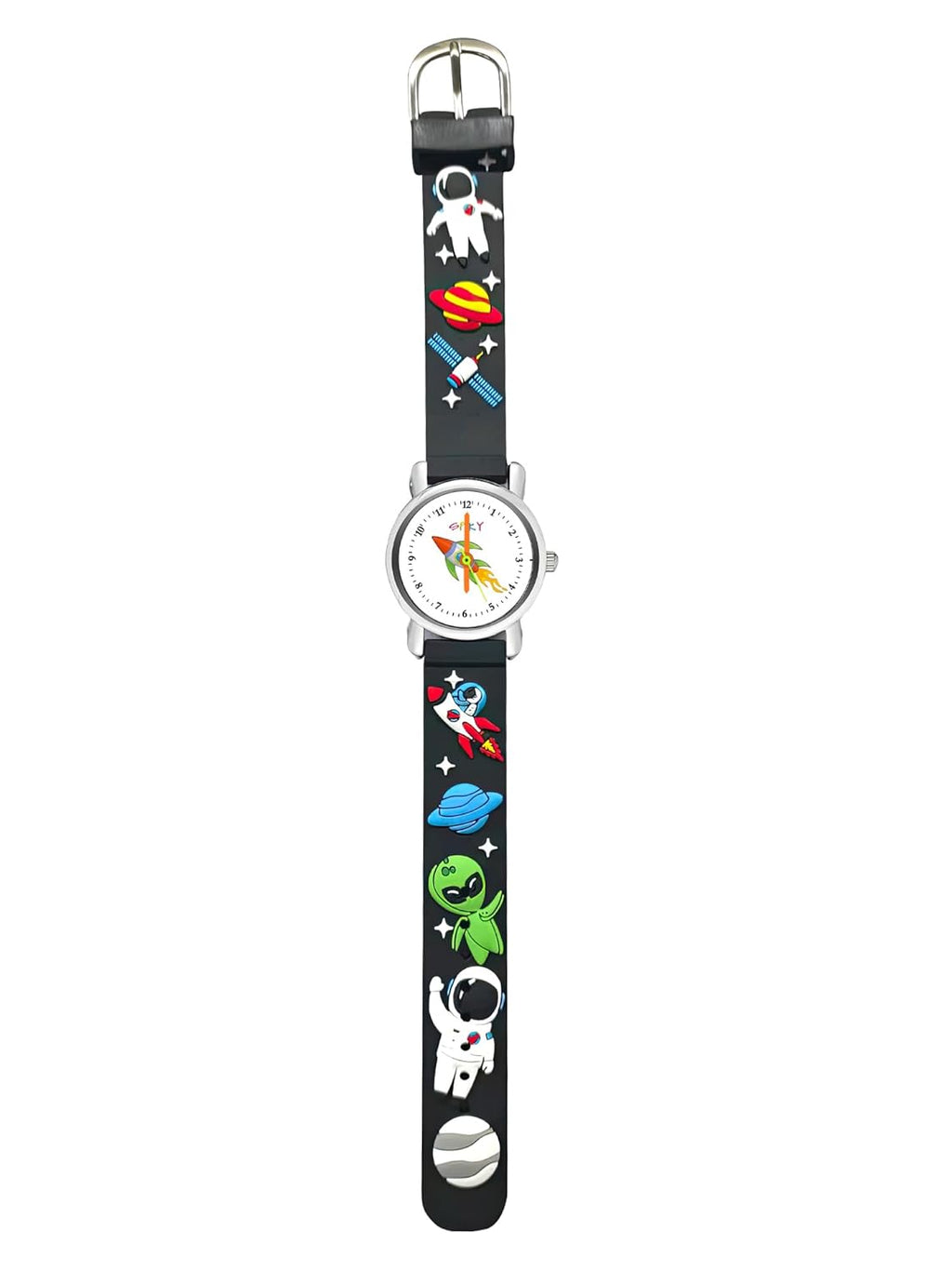 SPIKY Analog Watch for Kids | Unicorn Designer Printed Strap | Water Resistant | Stylish Unisex Best Birthday Gift | Analogue Wrist Watches for Girls & Boys | Age 2-14 yrs