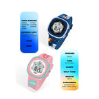 SPIKY Digital Sports Watch for Kids | Multifunctional, Luminous Display, Alarm | Water Resistant & Printed Silicone Strap | Best Birthday Gift Wrist Watches for Girls & Boys | Age 2-14 yrs