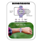 SPIKY Cat Ears Digital Sports Watch for Kids | Multifunctional with Luminous Display & Alarm | Water Resistant & Silicone Strap | Best Birthday Gift Wrist Watches for Girls & Boys | Age 2-14 yrs