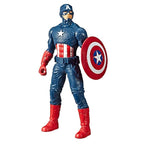 MARVEL Avengers Captain America 9.5-inch Scale Action Figure Toy, Comics-Inspired Design, for Ages 4 and Up