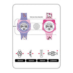 SPIKY Cat Ears Digital Sports Watch for Kids | Multifunctional with Luminous Display & Alarm | Water Resistant & Silicone Strap | Best Birthday Gift Wrist Watches for Girls & Boys | Age 2-14 yrs