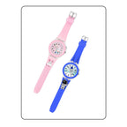 SPIKY Analog Watch for Kids | 3D Cartoon | 7 Multicolor LED Luminous Lights with Silicone Strap | Unisex Best Birthday Gift | Analogue Wrist Watches for Boys & Girls | Age 3-10 yrs
