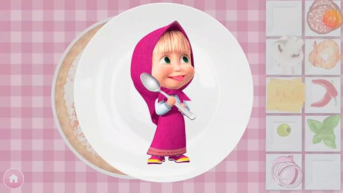 Masha and the Bear Mini Cooking Set By Fratelli Masha Doll Playset With Cooking Set 2 Inch Masha Doll and Ts Cooking Accessories