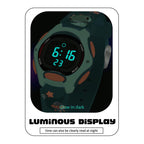 SPIKY Digital Sports Watch for Kids | Multifunctional, Luminous Display, Alarm & Day Function | Water Resistant & Silicone Strap | Best Birthday Gift Wrist Watches for Girls & Boys | Age 2-14 yrs