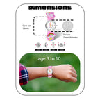 SPIKY Analog Watch for Kids | Unicorn Designer Printed Strap | Water Resistant | Stylish Unisex Best Birthday Gift | Analogue Wrist Watches for Girls & Boys | Age 2-14 yrs