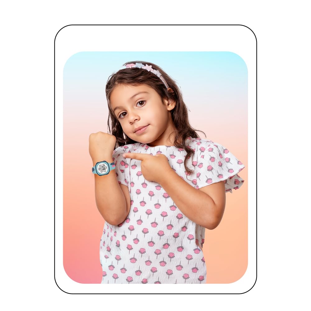 SPIKY Digital Sports Watch for Kids | Multifunctional, Luminous Display, Alarm | Water Resistant & Printed Silicone Strap | Best Birthday Gift Wrist Watches for Girls & Boys | Age 2-14 yrs