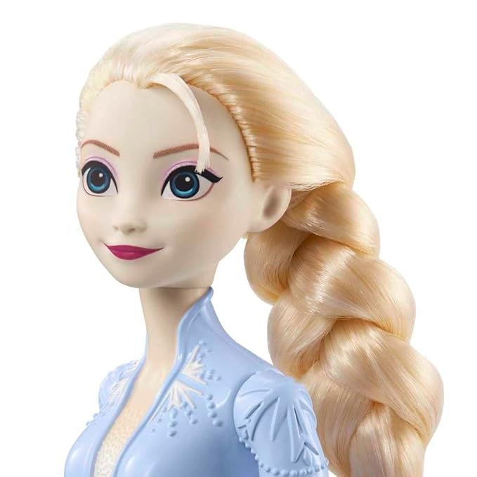 Mattel Princess Dolls, New for 2023, Elsa Posable Fashion Doll with Signature Clothing and Accessories, Frozen 2 Movie Toys