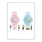 SPIKY Analog Watch for Kids | 3D Cartoon | 7 Multicolor LED Luminous Lights with Silicone Strap | Unisex Best Birthday Gift | Analogue Wrist Watches for Boys & Girls | Age 3-10 yrs
