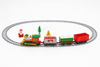 FunBlast Christmas Musical Train Set – 22 Pcs Electric Track Train with Real Water Smoke, Rechargeable Battery, LED Lights and Music, Santa, Bell & Tree Decoration Items for 3+ Years Kids, Boys, Girls
