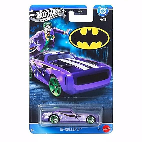 Hot Wheels Toy Car, Batman-Themed 1:64 Scale Batman