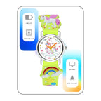 SPIKY Analog Watch for Kids | Unicorn Designer Printed Strap | Water Resistant | Stylish Unisex Best Birthday Gift | Analogue Wrist Watches for Girls & Boys | Age 2-14 yrs