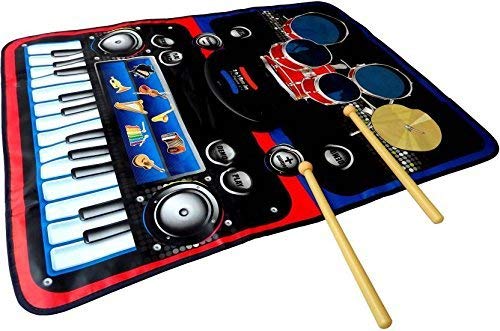 2-in-1 Musical jam playmat (Carpet Piano), Musical Toy for Kids Above 3 Years (Multi-Color)
