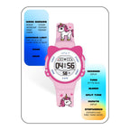 SPIKY Cat Ears Digital Sports Watch for Kids | Multifunctional with Luminous Display & Alarm | Water Resistant & Silicone Strap | Best Birthday Gift Wrist Watches for Girls & Boys | Age 2-14 yrs