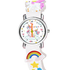 SPIKY Analog Watch for Kids | Unicorn Designer Printed Strap | Water Resistant | Stylish Unisex Best Birthday Gift | Analogue Wrist Watches for Girls & Boys | Age 2-14 yrs
