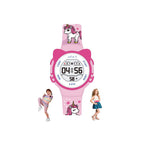 SPIKY Cat Ears Digital Sports Watch for Kids | Multifunctional with Luminous Display & Alarm | Water Resistant & Silicone Strap | Best Birthday Gift Wrist Watches for Girls & Boys | Age 2-14 yrs