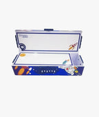 Dream Space Kids Pen&Pencil Box Suitcase style password lock pencil case, Space Theme Design with Astronaut,Blue,Multi-Layer Pencil Box For Kids,Boys,Girls,Stationary Organizer Case,Return Gift