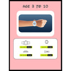 SPIKY Analog Watch for Kids | 3D Cartoon | 7 Multicolor LED Luminous Lights with Silicone Strap | Unisex Best Birthday Gift | Analogue Wrist Watches for Boys & Girls | Age 3-10 yrs