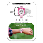 SPIKY Cat Ears Digital Sports Watch for Kids | Multifunctional with Luminous Display & Alarm | Water Resistant & Silicone Strap | Best Birthday Gift Wrist Watches for Girls & Boys | Age 2-14 yrs
