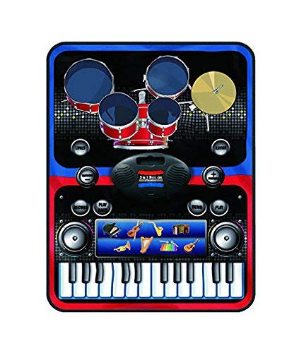 2-in-1 Musical jam playmat (Carpet Piano), Musical Toy for Kids Above 3 Years (Multi-Color)