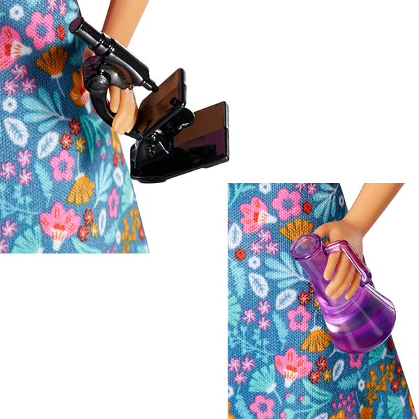 Barbie® Teacher Doll, Blonde, with 10 Teaching Accessories, Including Spinning Globe and a Laptop That Opens and Closes, Gift for 3 to 7 Year Olds