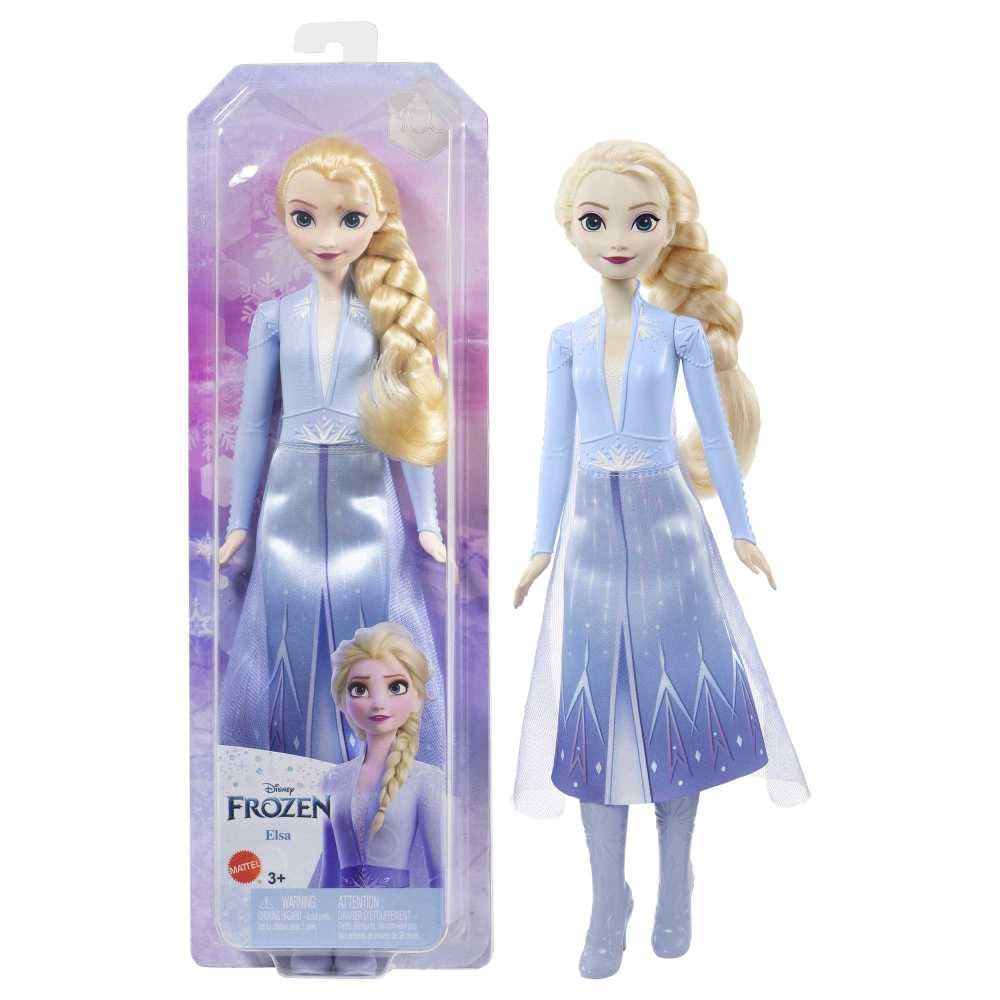 Mattel Princess Dolls, New for 2023, Elsa Posable Fashion Doll with Signature Clothing and Accessories, Frozen 2 Movie Toys