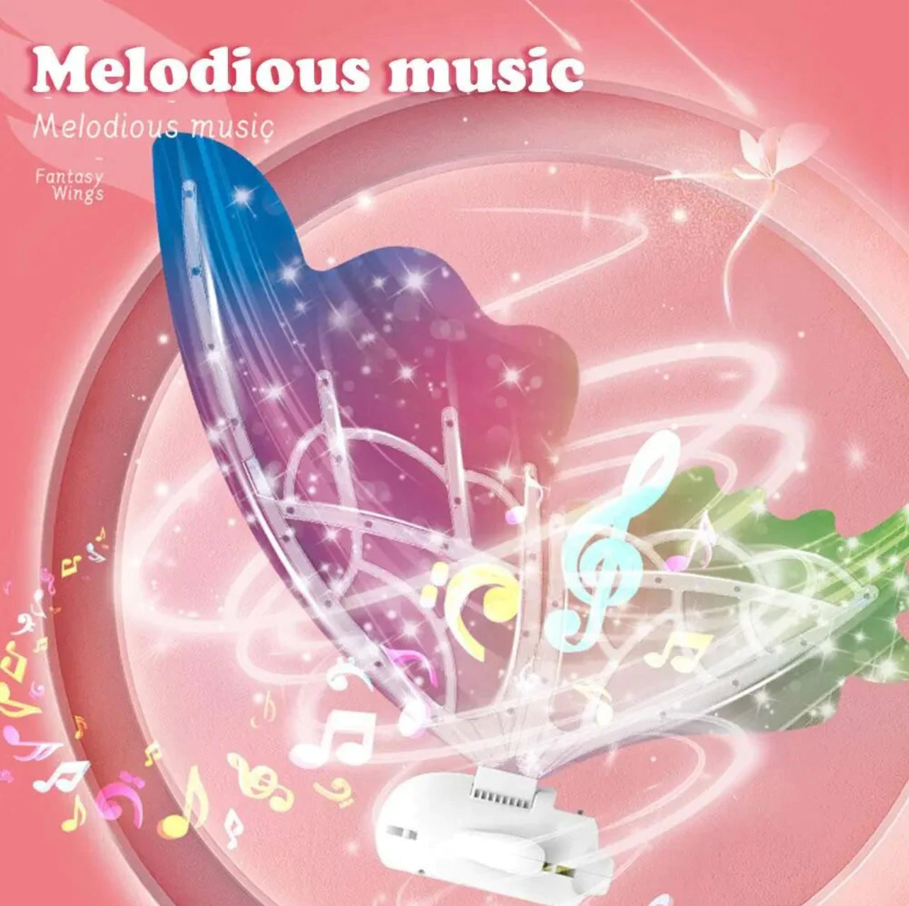 Electric Fairy Wings - Musical with Glowing Lights