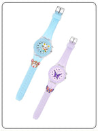 SPIKY Analog Watch for Kids | 3D Cartoon | 7 Multicolor LED Luminous Lights with Silicone Strap | Unisex Best Birthday Gift | Analogue Wrist Watches for Boys & Girls | Age 3-10 yrs
