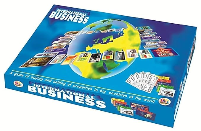 Plastic and Paper International Business Family Board Game (Multicolour),for-All Ages, Big Kid