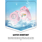 SPIKY Analog Watch for Kids | 3D Cartoon | 7 Multicolor LED Luminous Lights with Silicone Strap | Unisex Best Birthday Gift | Analogue Wrist Watches for Boys & Girls | Age 3-10 yrs